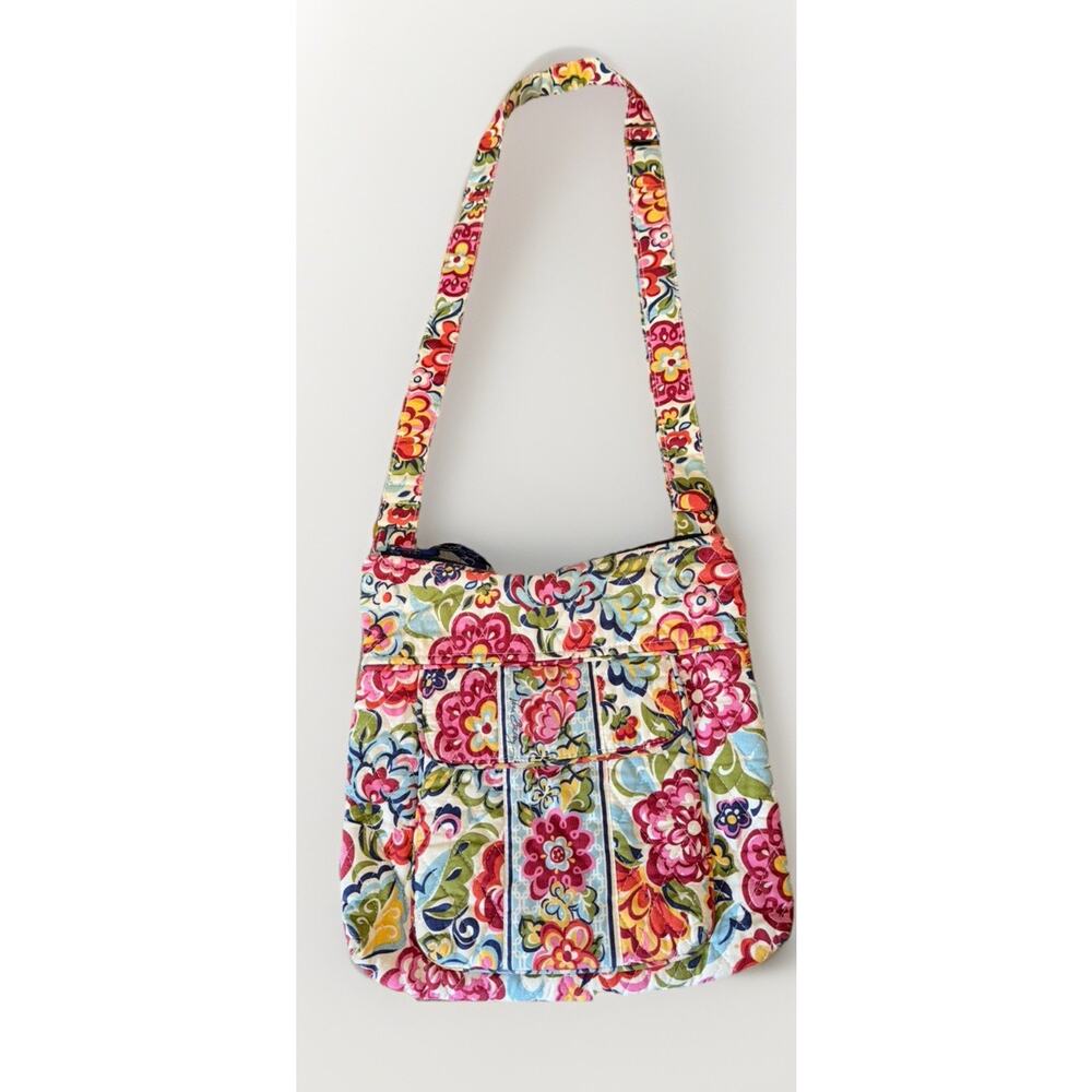 Vera Bradley Hipster Crossbody in Hope Garden Pattern Colorful Floral